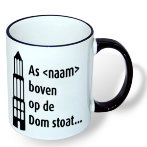 Mok Utrecht Dom gepersonaliseerd